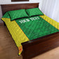 Senegal Basketball 2026 Custom Quilt Bed Set Come On Lions African Pattern