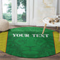 Senegal Basketball 2026 Custom Round Carpet Come On Lions African Pattern