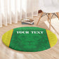 Senegal Basketball 2026 Custom Round Carpet Come On Lions African Pattern