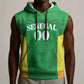 Senegal Basketball 2026 Custom Sleeveless Hoodie Come On Lions African Pattern