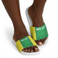 Senegal Basketball 2026 Custom Slide Sandals Come On Lions African Pattern