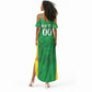 Senegal Basketball 2026 Custom Summer Maxi Dress Come On Lions African Pattern