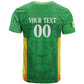 Senegal Basketball 2026 Custom T shirt Come On Lions African Pattern