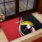 Afro Uganda Rugby Custom Rubber Doormat Go Cranes - African Pattern