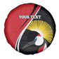 Afro Uganda Rugby Custom Spare Tire Cover Go Cranes - African Pattern