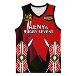 Custom Kenya Rugby Sevens Kenyan Sporty Version Basketball Jersey - African Pride