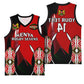 Custom Kenya Rugby Sevens Kenyan Sporty Version Basketball Jersey - African Pride