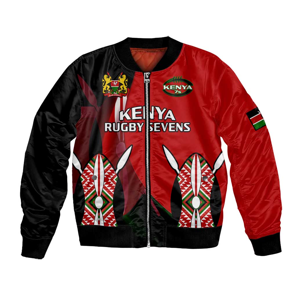Custom Kenya Rugby Sevens Kenyan Sporty Version Bomber Jacket