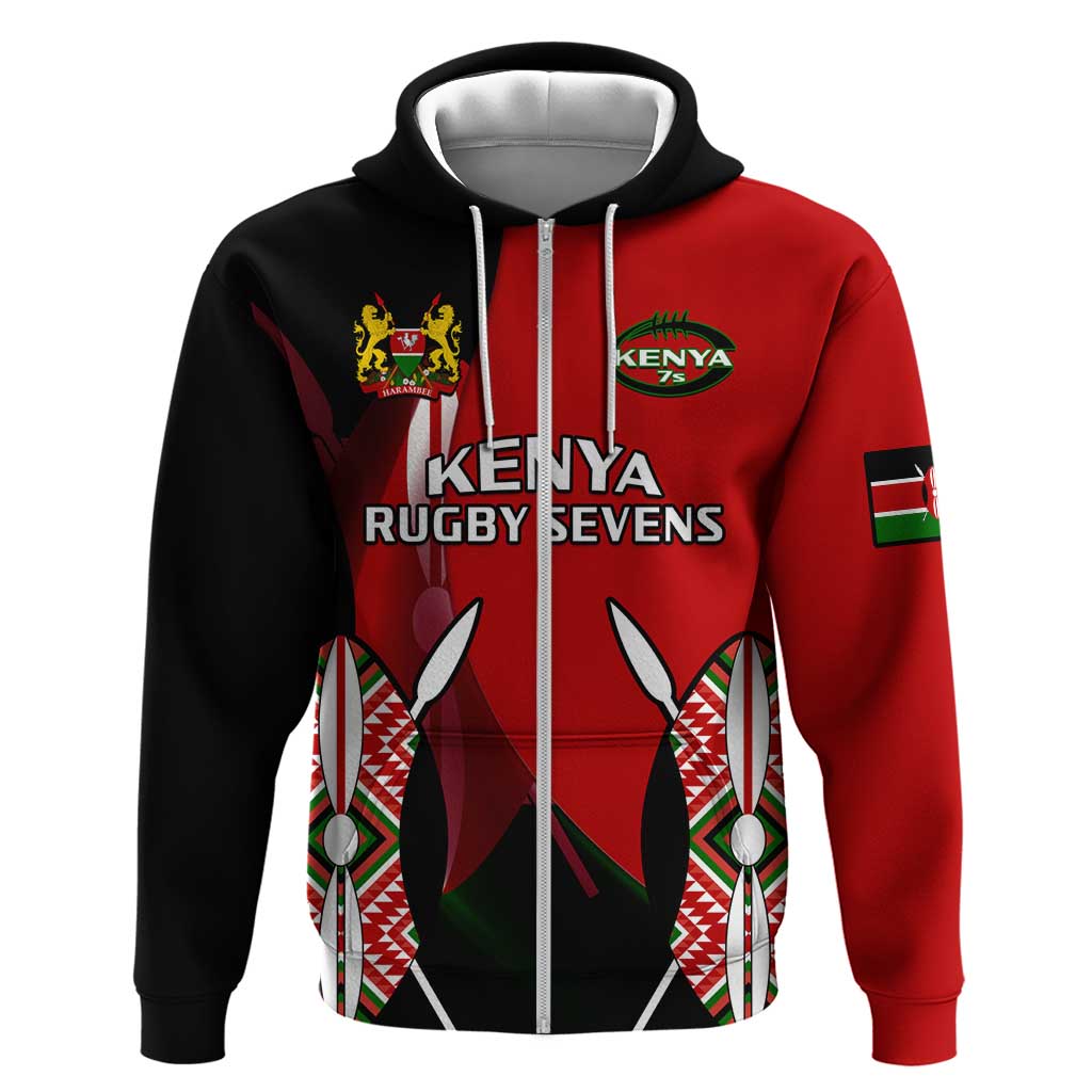 Custom Kenya Rugby Sevens Kenyan Sporty Version Hoodie