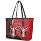 Custom Kenya Rugby Sevens Kenyan Sporty Version Leather Tote Bag