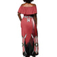 Custom Kenya Rugby Sevens Kenyan Sporty Version Off Shoulder Maxi Dress