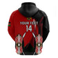 Custom Kenya Rugby Sevens Kenyan Sporty Version Zip Hoodie
