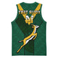 Custom South Africa Rugby Go Blitzboks Sevens Basketball Jersey - African Pride