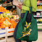 Custom South Africa Rugby Go Blitzboks Sevens Grocery Bag