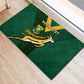 Custom South Africa Rugby Go Blitzboks Sevens Rubber Doormat