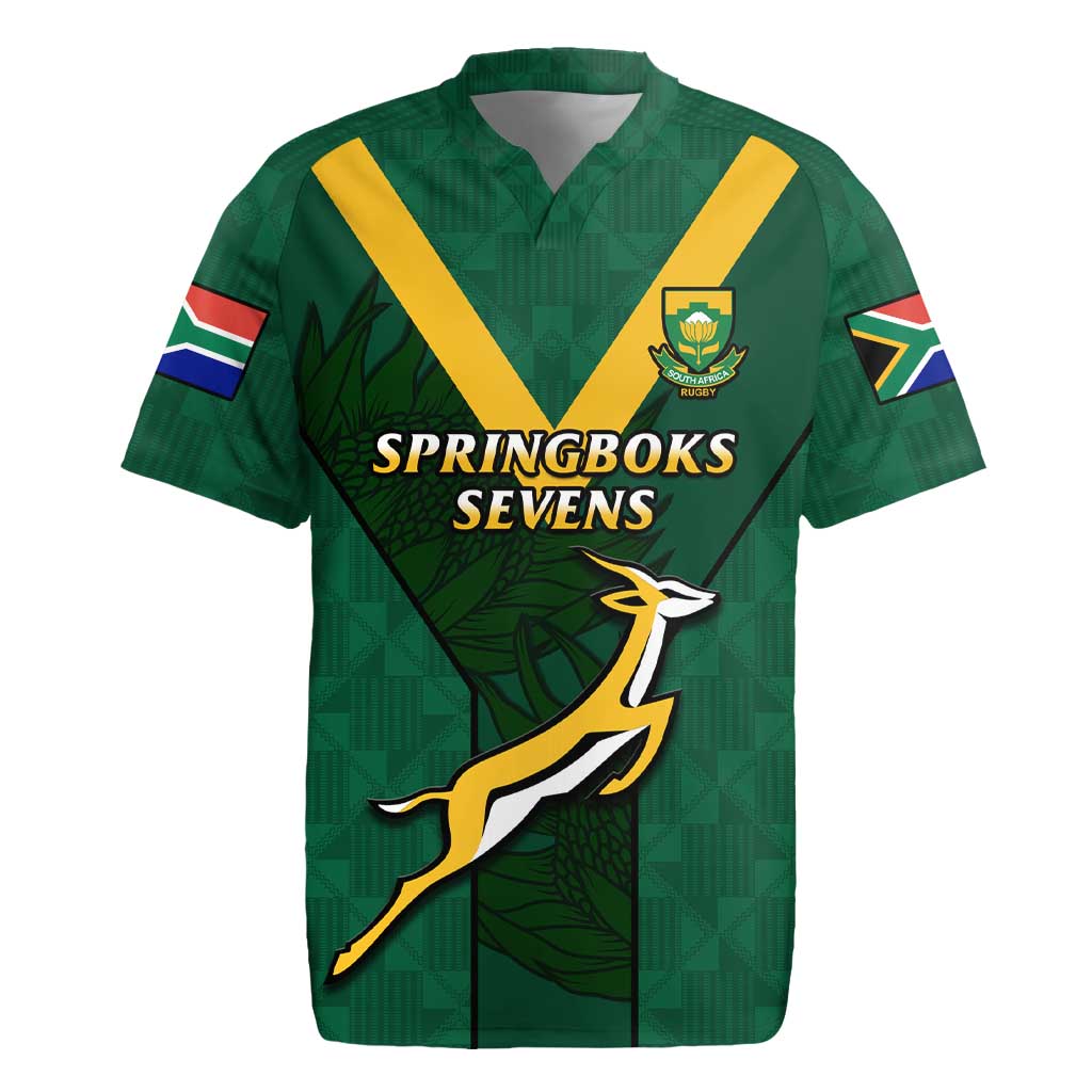 Custom South Africa Rugby Go Blitzboks Sevens Rugby Jersey