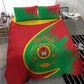 Cape Verde 1975-1992 Bedding Set Coat Of Arms Grunge Style