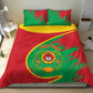 Cape Verde 1975-1992 Bedding Set Coat Of Arms Grunge Style