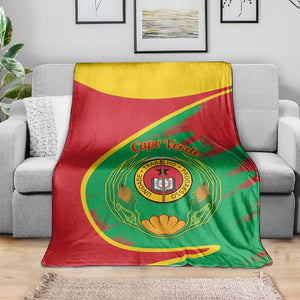 Cape Verde 1975-1992 Blanket Coat Of Arms Grunge Style