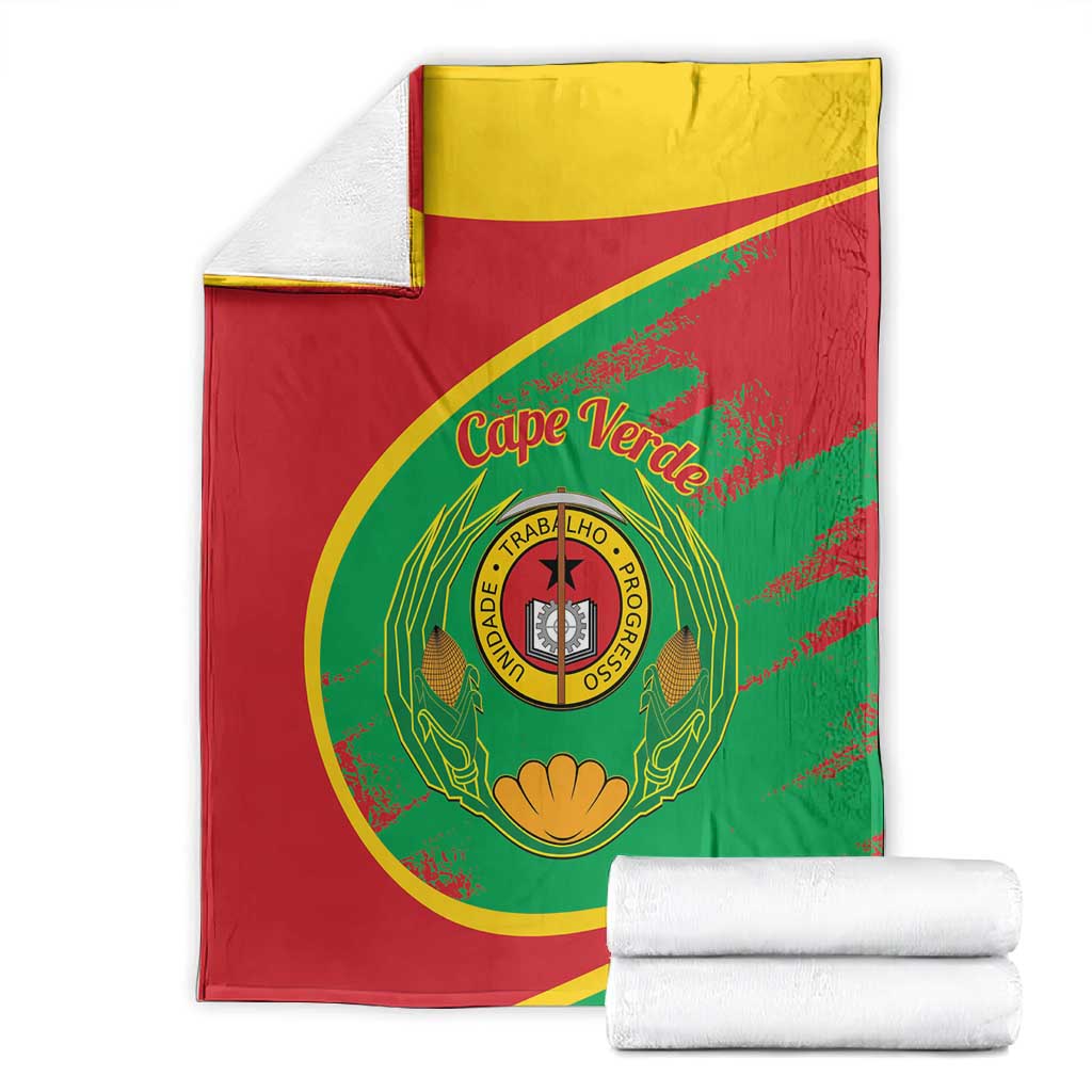 Cape Verde 1975-1992 Blanket Coat Of Arms Grunge Style