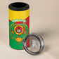 Cape Verde 1975-1992 4 in 1 Can Cooler Tumbler Coat Of Arms Grunge Style