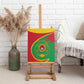 Cape Verde 1975-1992 Canvas Wall Art Coat Of Arms Grunge Style