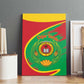 Cape Verde 1975-1992 Canvas Wall Art Coat Of Arms Grunge Style