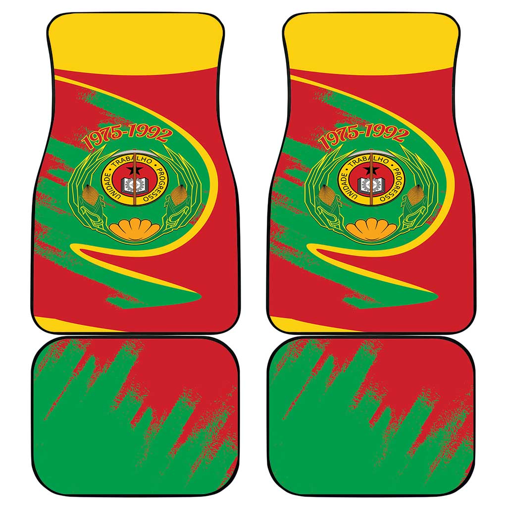 Cape Verde 1975-1992 Car Mats Coat Of Arms Grunge Style