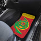 Cape Verde 1975-1992 Car Mats Coat Of Arms Grunge Style