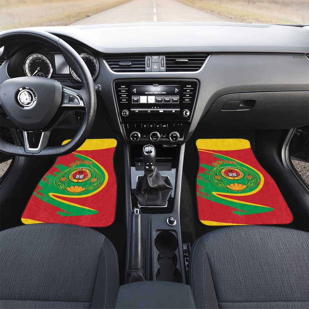 Cape Verde 1975-1992 Car Mats Coat Of Arms Grunge Style