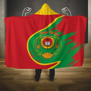 Cape Verde 1975-1992 Hooded Blanket Coat Of Arms Grunge Style