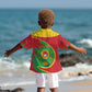 Cape Verde 1975-1992 Kid Hawaiian Shirt Coat Of Arms Grunge Style