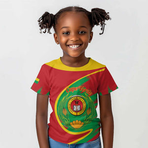 Cape Verde 1975-1992 Kid T shirt Coat Of Arms Grunge Style