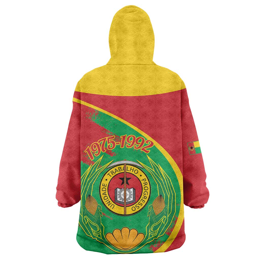 Cape Verde 1975-1992 Kid Wearable Blanket Hoodie Coat Of Arms Grunge Style