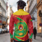 Cape Verde 1975-1992 Long Sleeve Button Shirt Coat Of Arms Grunge Style