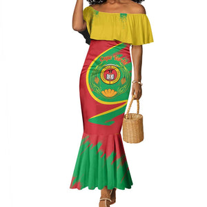Cape Verde 1975-1992 Mermaid Dress Coat Of Arms Grunge Style
