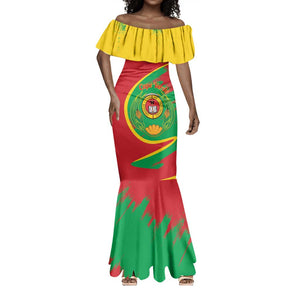 Cape Verde 1975-1992 Mermaid Dress Coat Of Arms Grunge Style