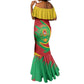 Cape Verde 1975-1992 Mermaid Dress Coat Of Arms Grunge Style