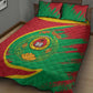 Cape Verde 1975-1992 Quilt Bed Set Coat Of Arms Grunge Style