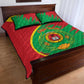 Cape Verde 1975-1992 Quilt Bed Set Coat Of Arms Grunge Style