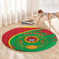 Cape Verde 1975-1992 Round Carpet Coat Of Arms Grunge Style