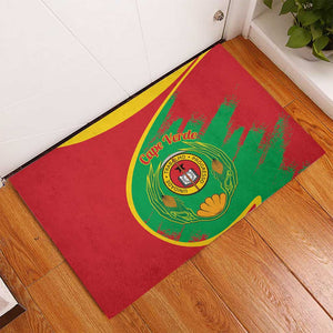 Cape Verde 1975-1992 Rubber Doormat Coat Of Arms Grunge Style