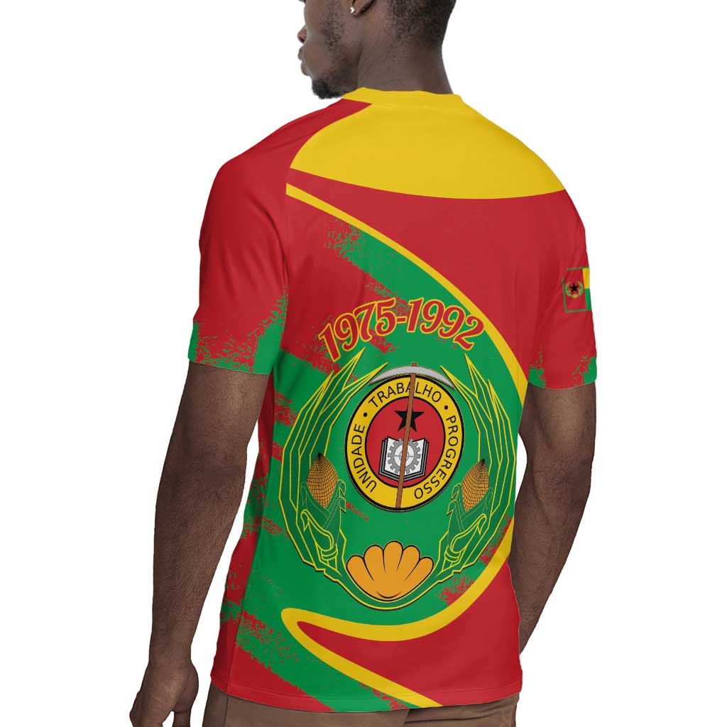 Cape Verde 1975-1992 Rugby Jersey Coat Of Arms Grunge Style