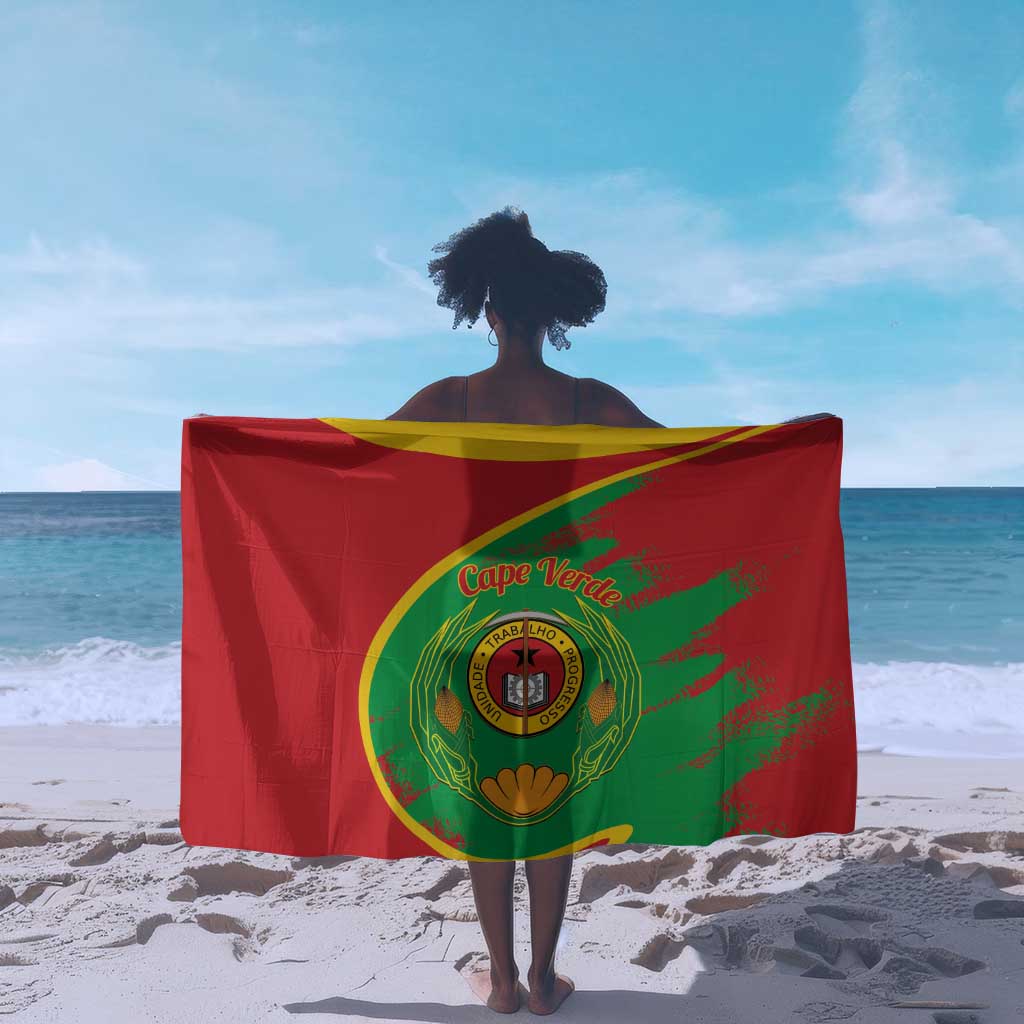 Cape Verde 1975-1992 Sarong Coat Of Arms Grunge Style