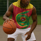 Cape Verde 1975-1992 Sleeveless Hoodie Coat Of Arms Grunge Style - African Pride
