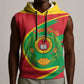 Cape Verde 1975-1992 Sleeveless Hoodie Coat Of Arms Grunge Style - African Pride