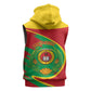 Cape Verde 1975-1992 Sleeveless Zip Hoodie Coat Of Arms Grunge Style - African Pride