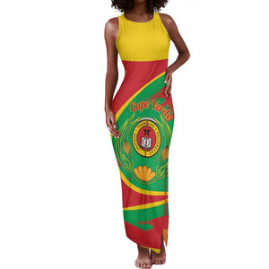 Cape Verde 1975-1992 Tank Maxi Dress Coat Of Arms Grunge Style