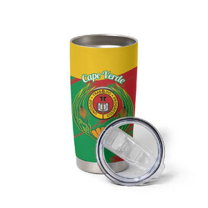 Cape Verde 1975-1992 Tumbler Cup Coat Of Arms Grunge Style