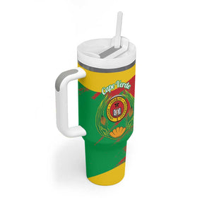 Cape Verde 1975-1992 Tumbler With Handle Coat Of Arms Grunge Style